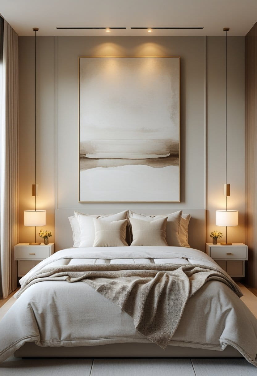 20 Stylish Over Bed Wall Decor Ideas