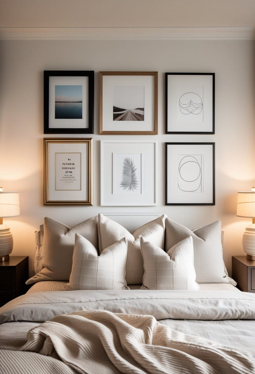 20 Stylish Over Bed Wall Decor Ideas