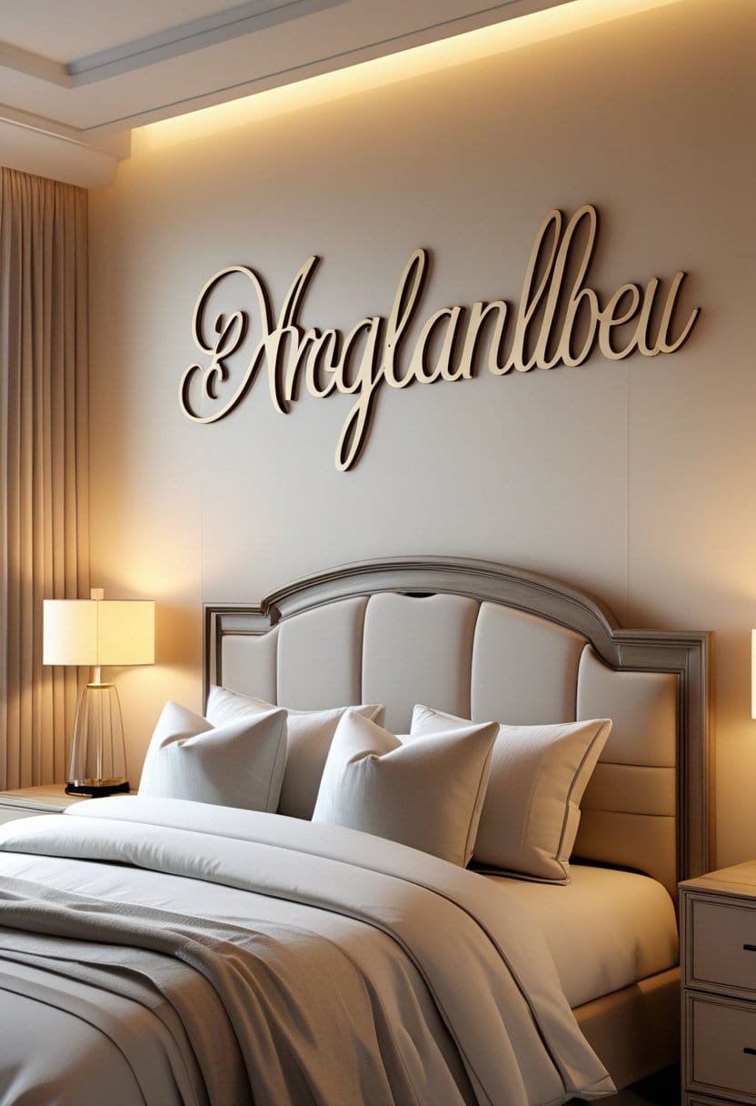 20 Stylish Over Bed Wall Decor Ideas