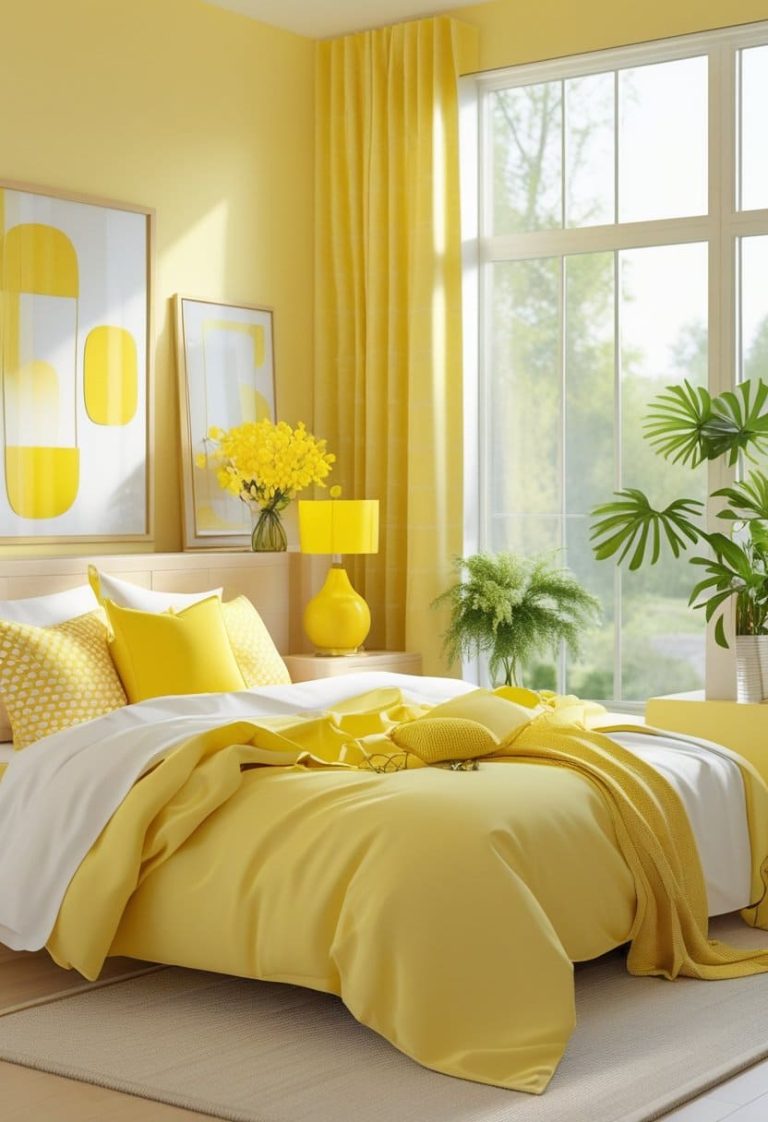 20 Yellow Bedroom Decor Ideas for a Bright & Stylish Space