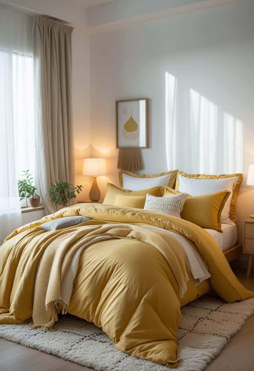 20 Yellow Bedroom Decor Ideas 
