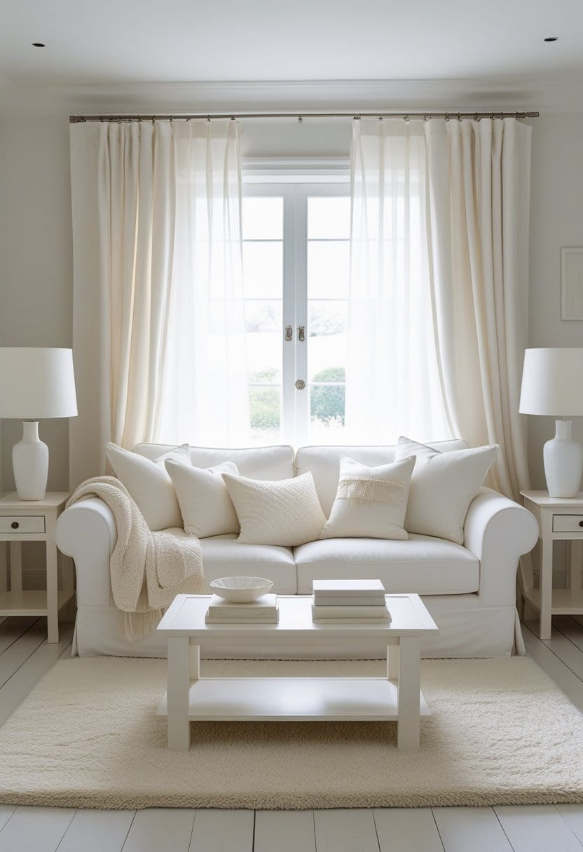 19 White Living Room Ideas