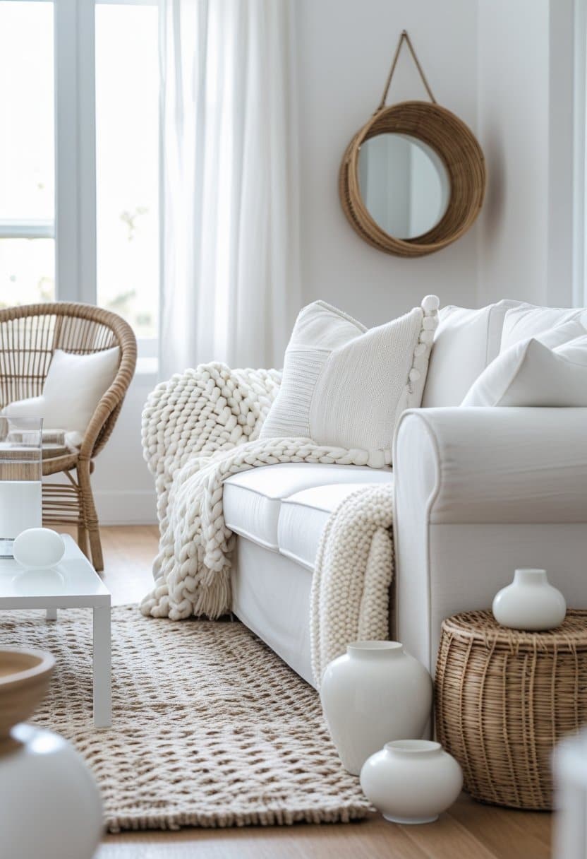 19 White Living Room Ideas