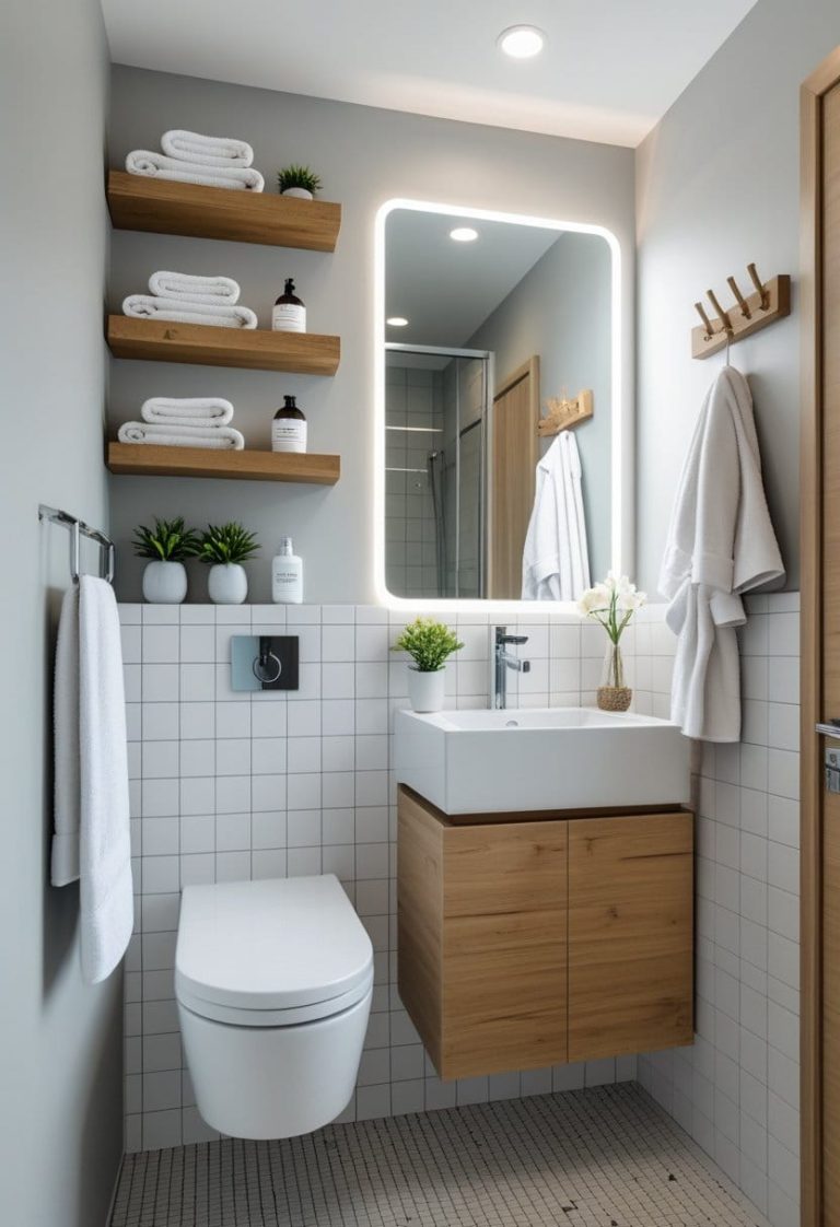 21 Clever Small Bathroom Decor Ideas to Maximize Every Inch