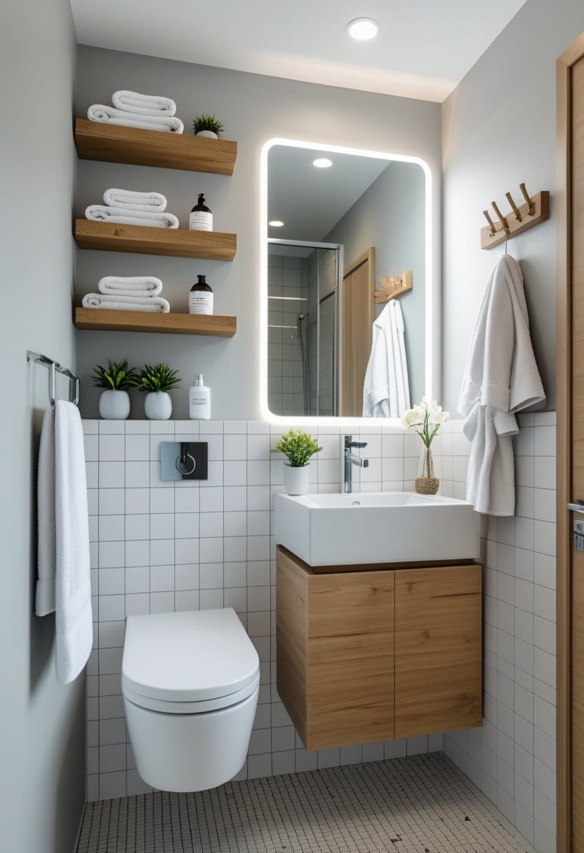 21 Clever Small Bathroom Decor Ideas to Maximize Every Inch