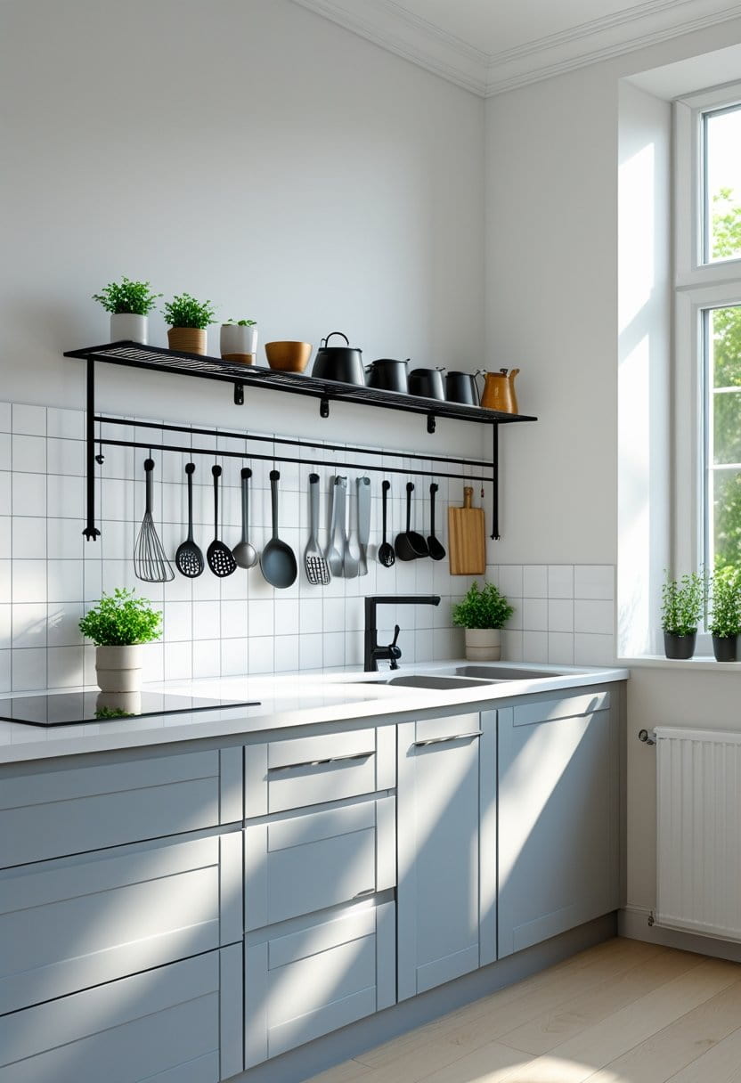 20 Stylish One Wall Kitchen Ideas 