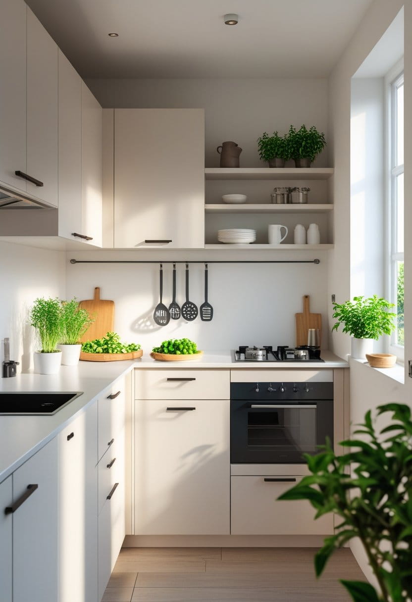 17 Clever Ways to Style a Small One-Sided Kitchen Ideas