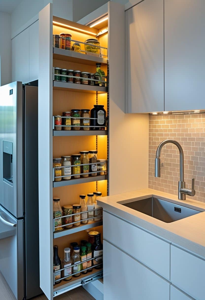 17 Small One Side Kitchen Ideas