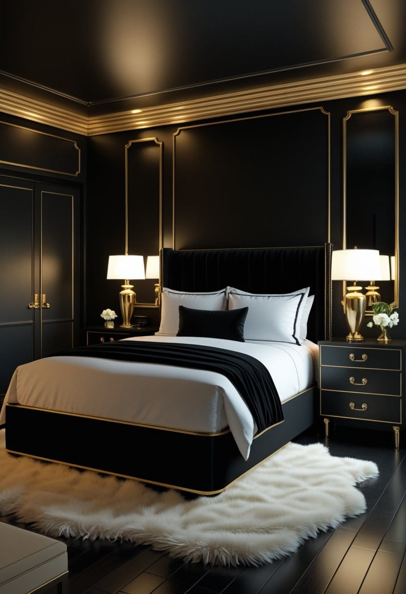 23 Black Bedroom Ideas