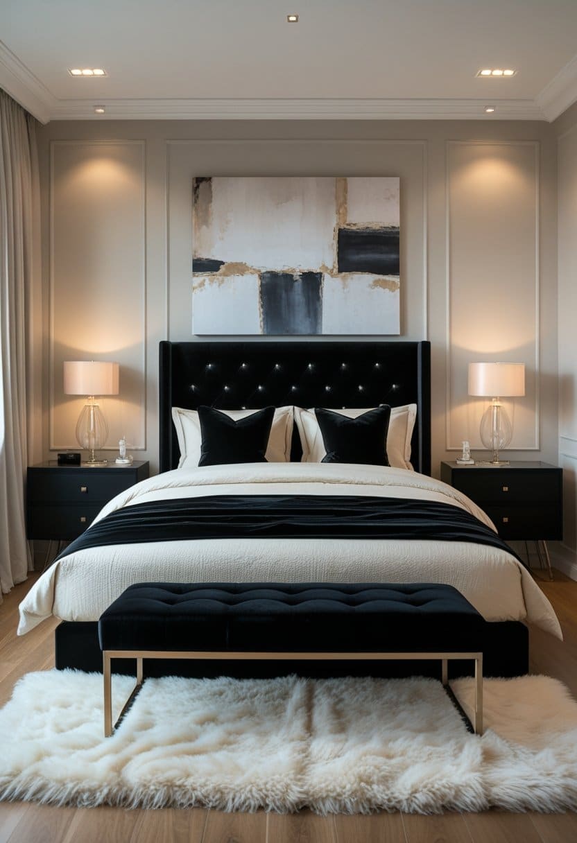 23 Black Bedroom Ideas