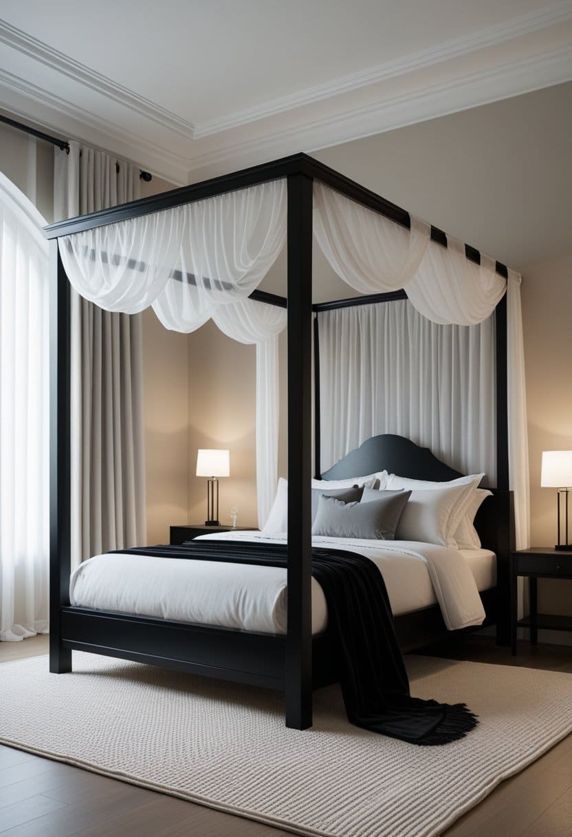 23 Black Bedroom Ideas