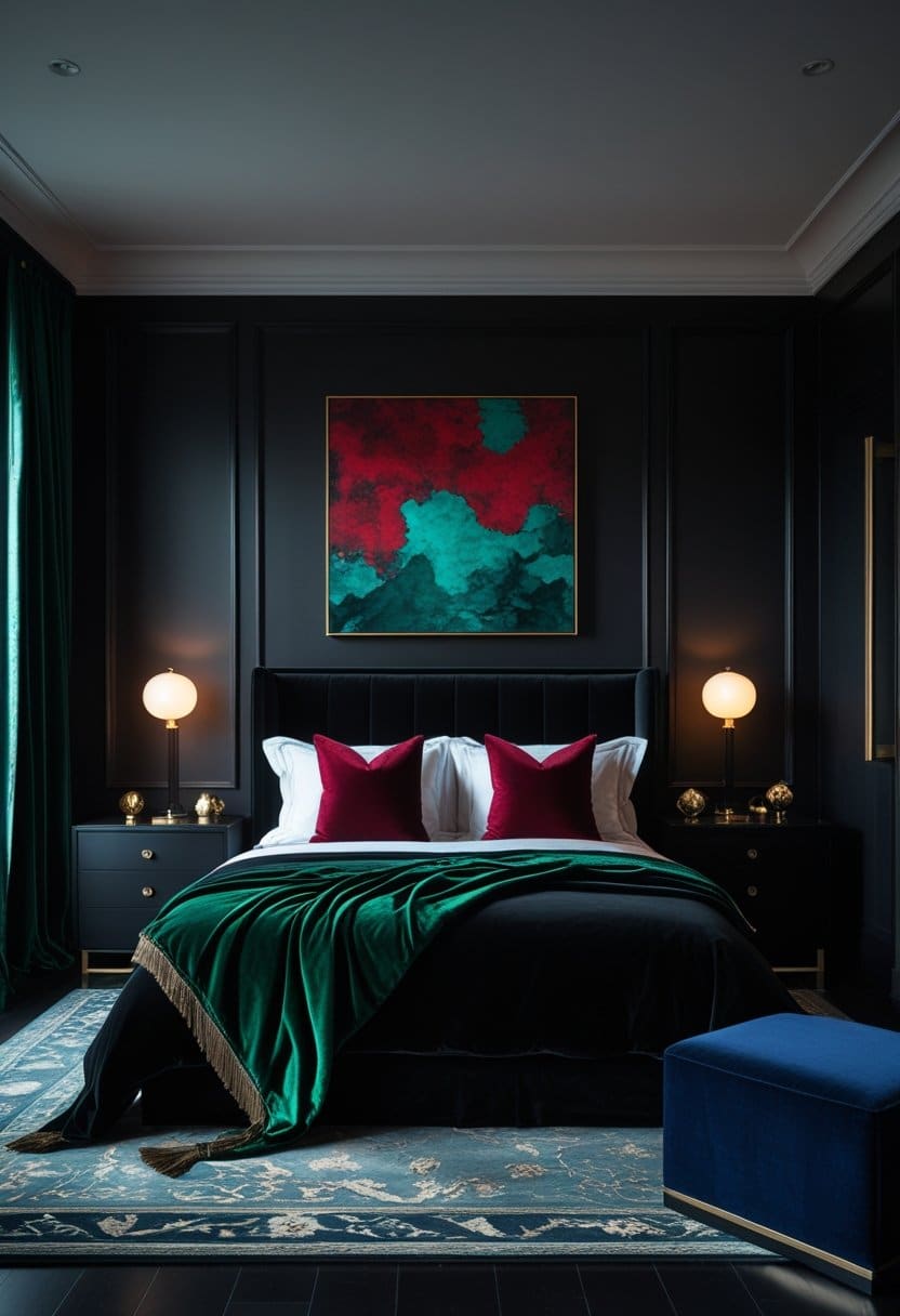 23 Black Bedroom Ideas