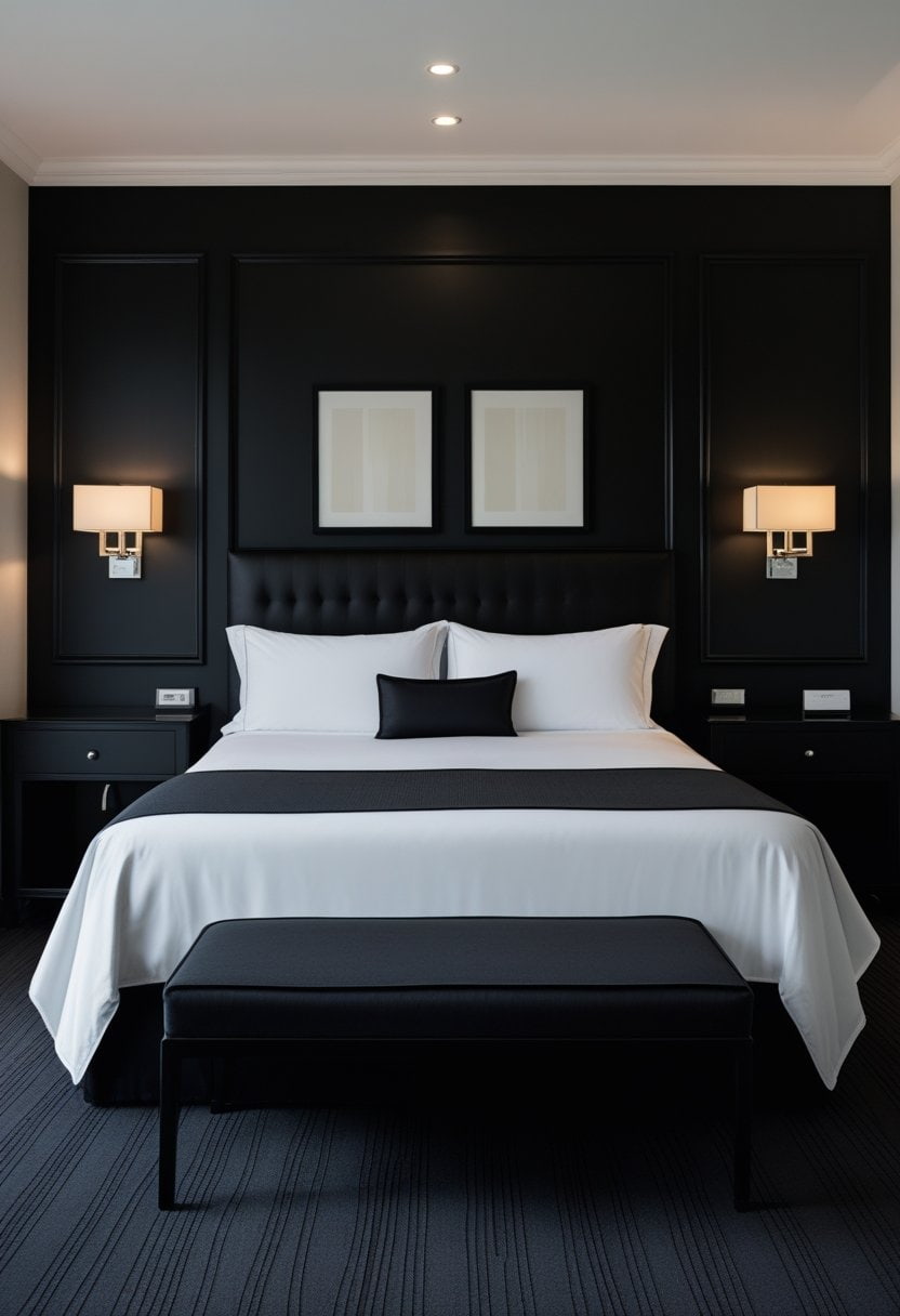 23 Black Bedroom Ideas