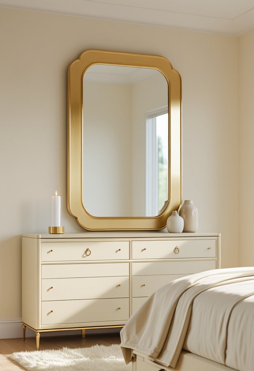 22 Cream and Gold Bedroom Ideas