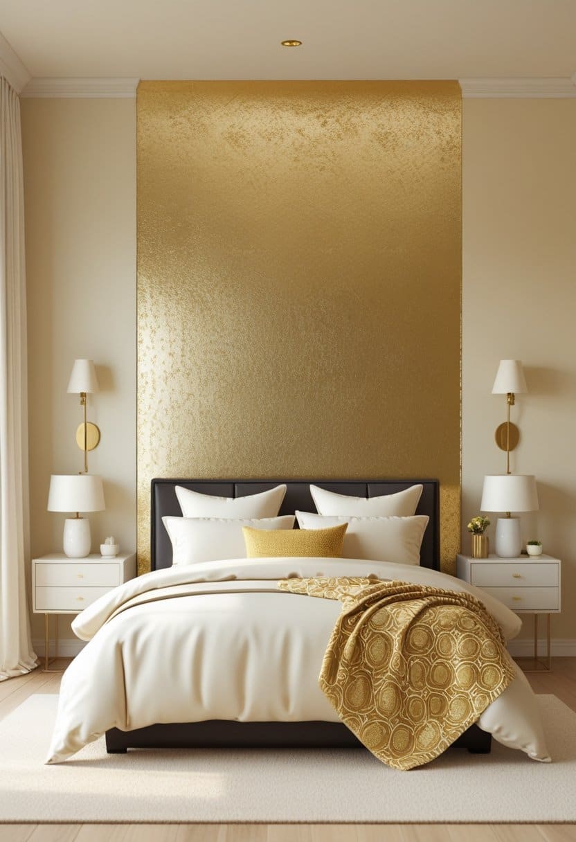 22 Cream and Gold Bedroom Ideas