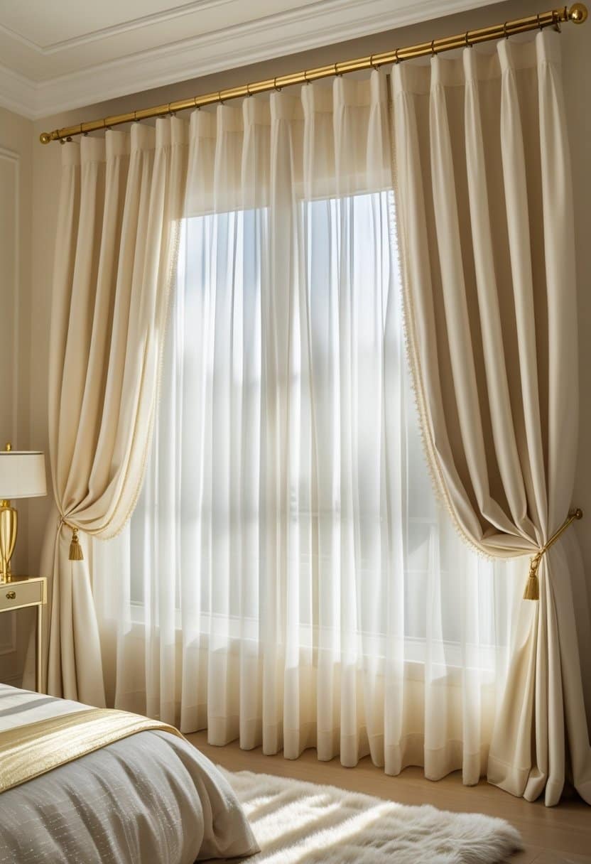 22 Cream and Gold Bedroom Ideas