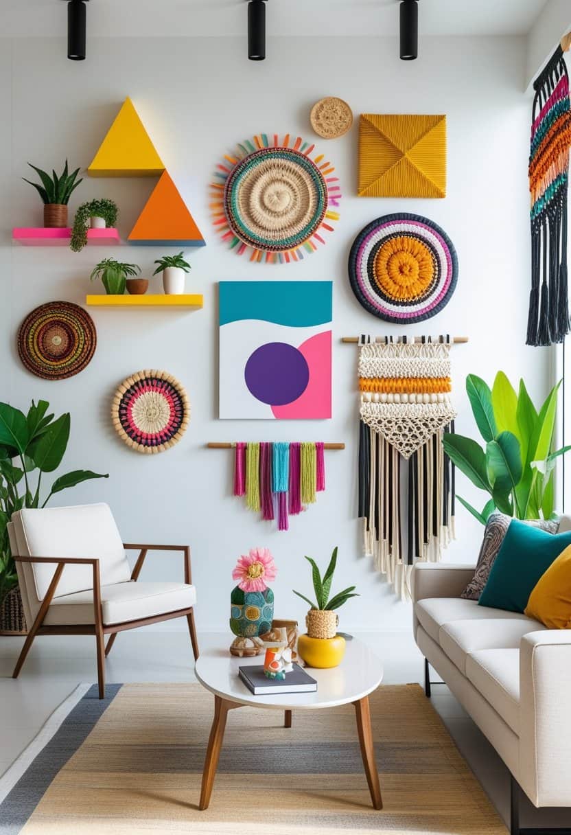 23 Funky Wall Decor Ideas to Transform Your Blank Walls