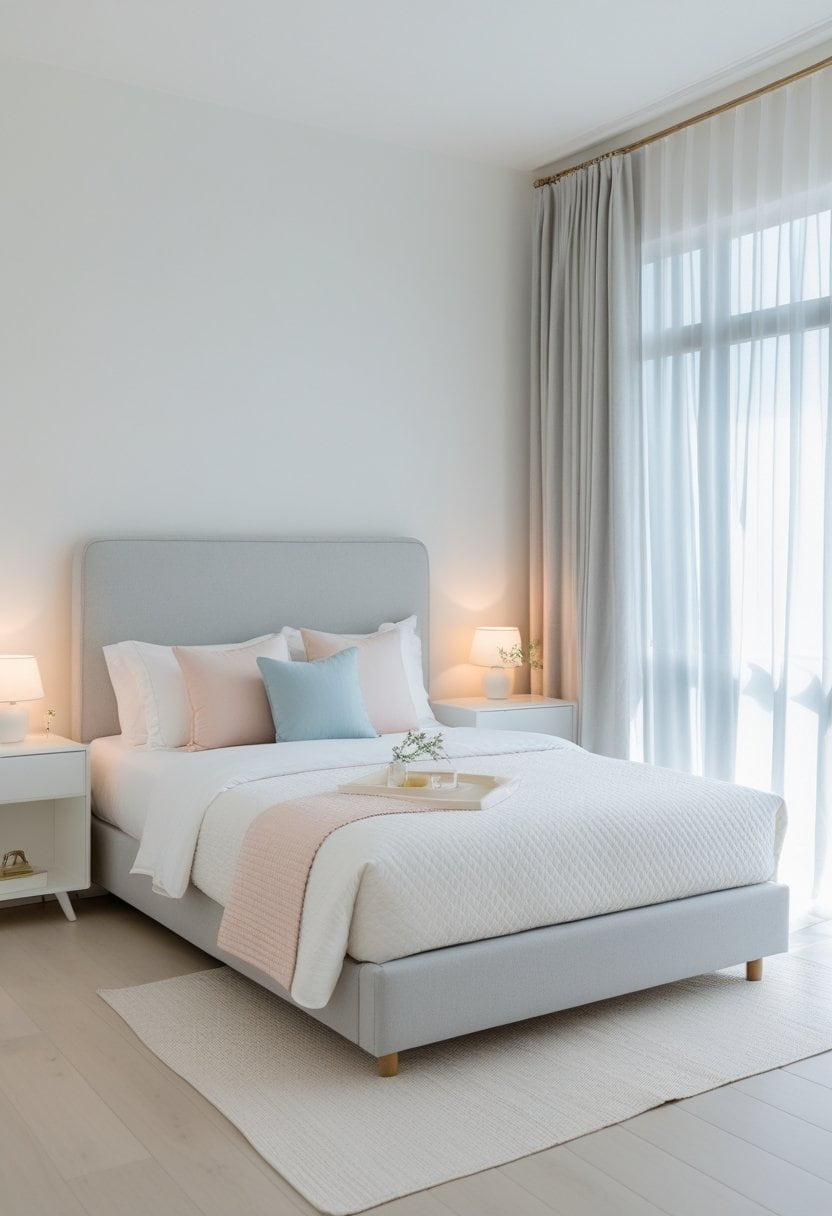 25 Stylish Grey Headboard Bedroom Ideas