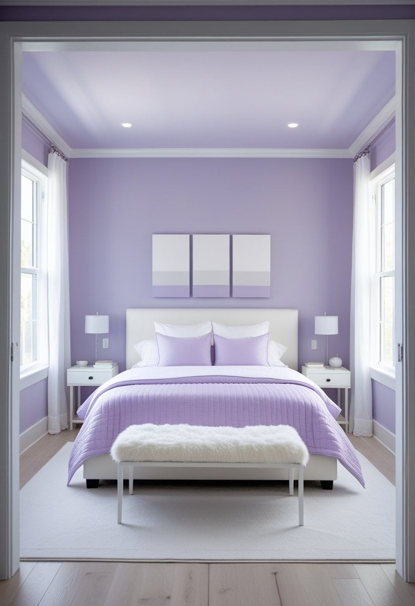 25 Fresh and Modern Purple Bedroom Ideas