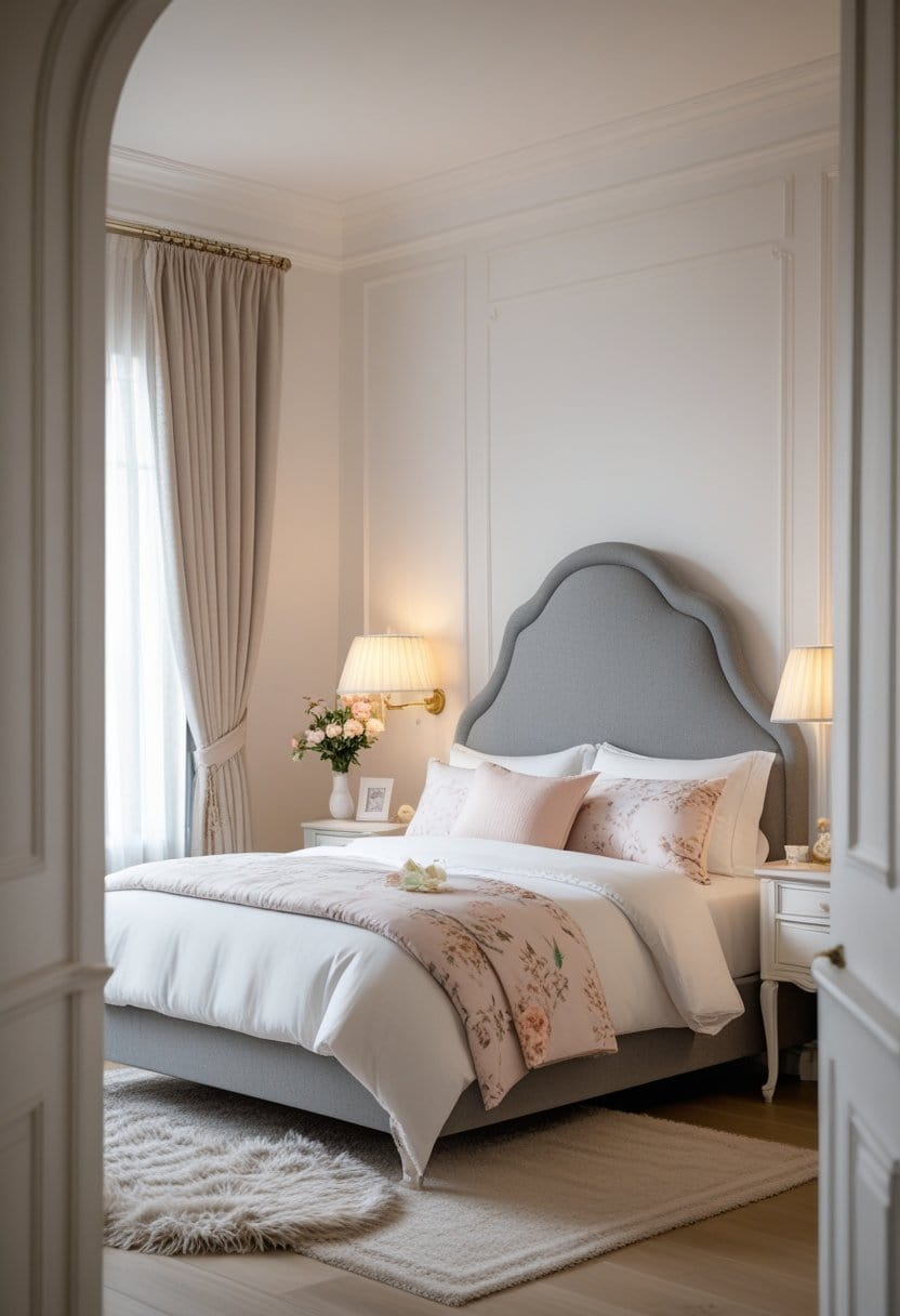 25 Stylish Grey Headboard Bedroom Ideas