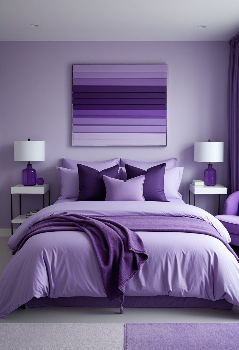 25 Fresh and Modern Purple Bedroom Ideas