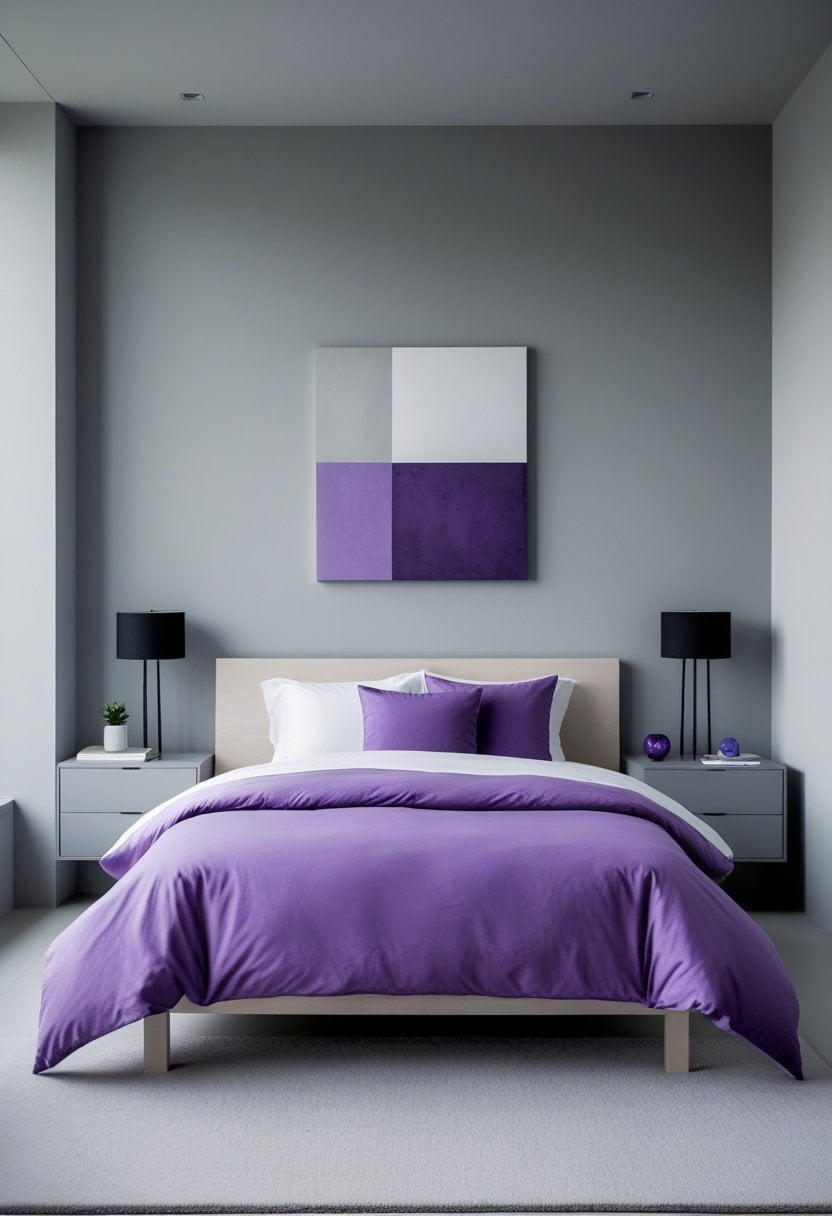 25 Fresh and Modern Purple Bedroom Ideas