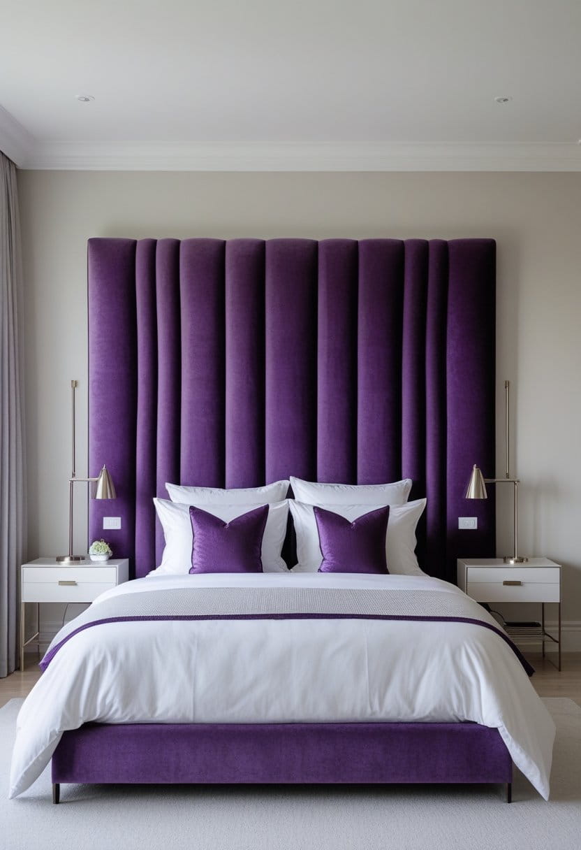 25 Fresh and Modern Purple Bedroom Ideas