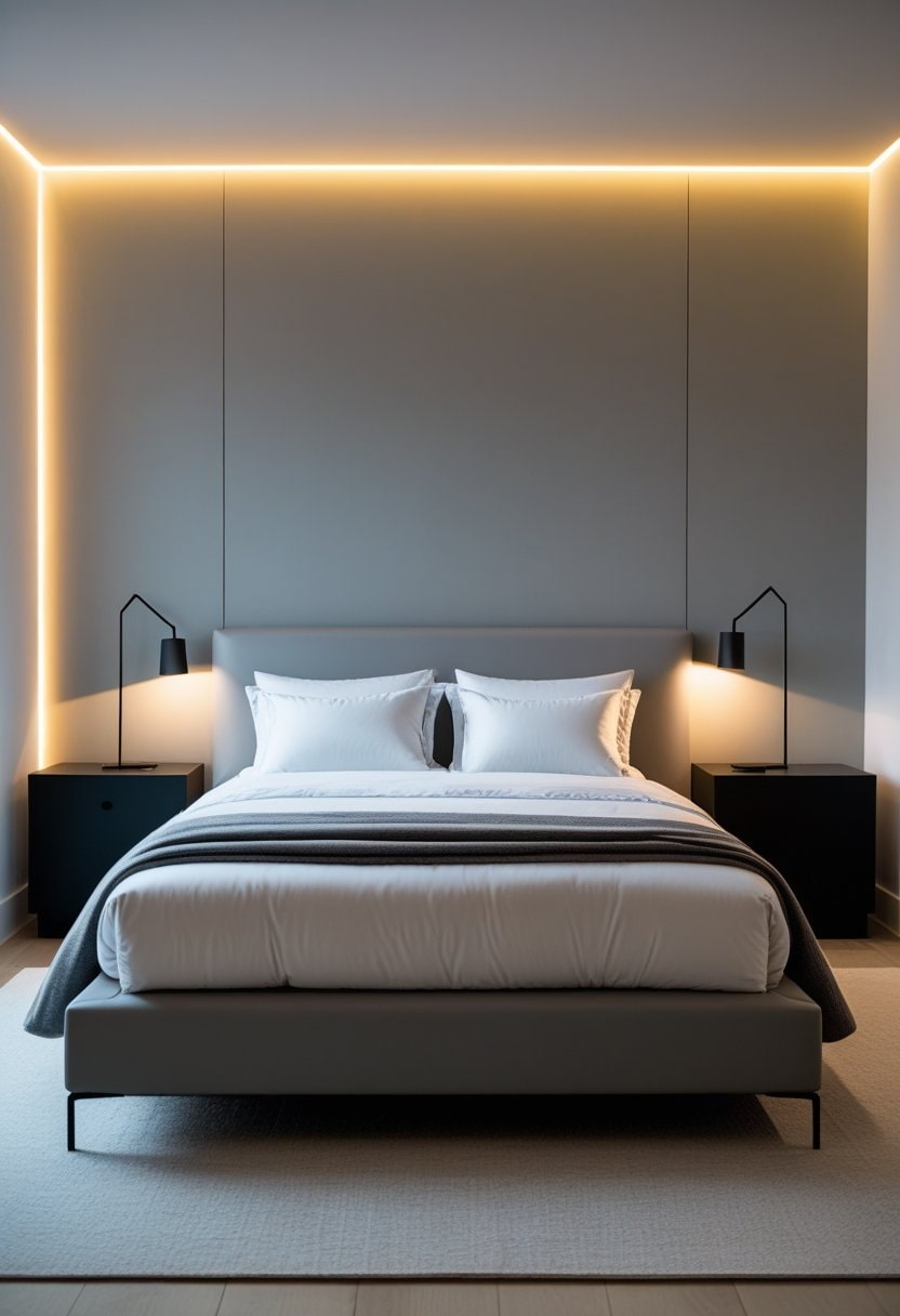 25 Stylish Grey Headboard Bedroom Ideas