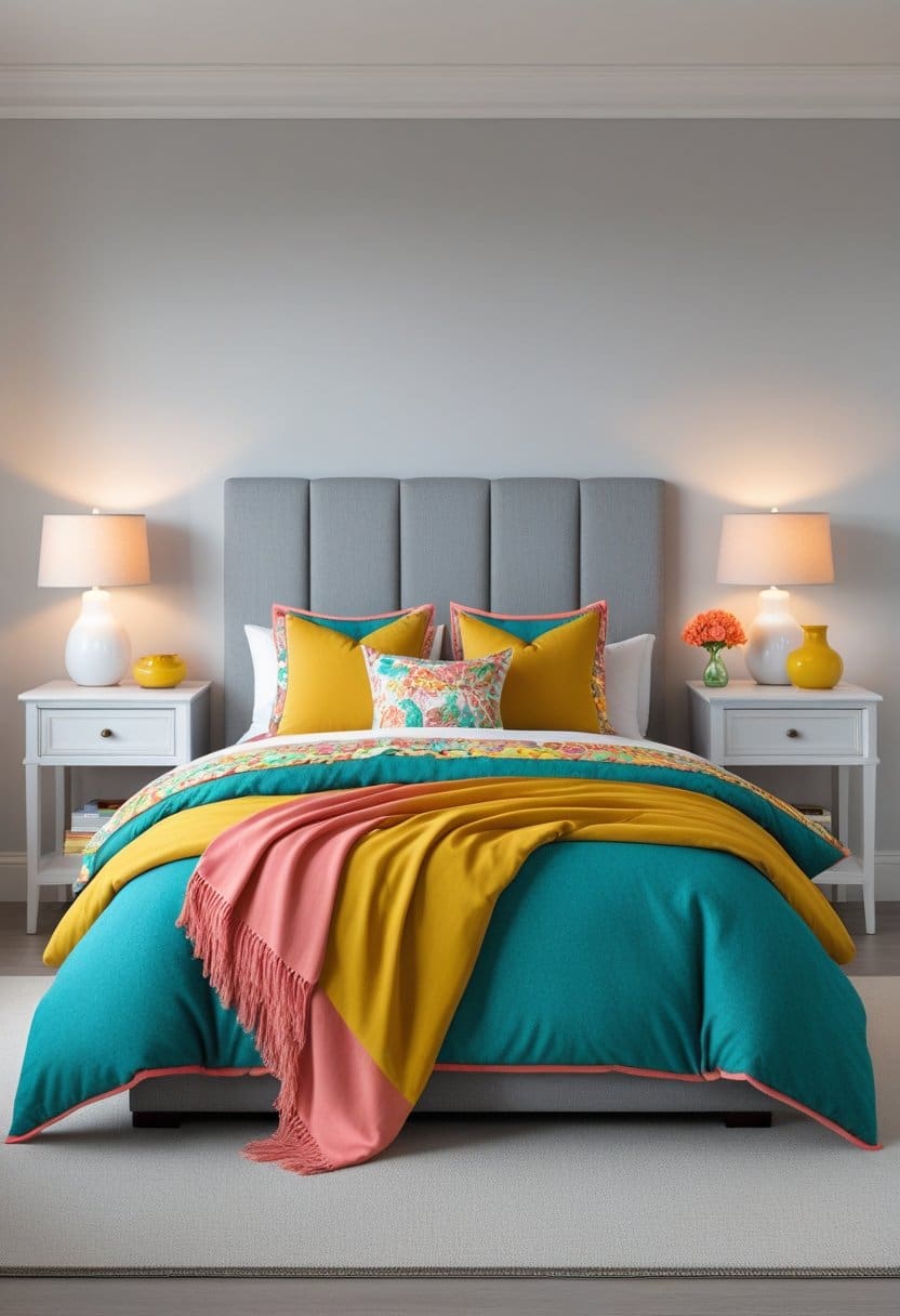 25 Stylish Grey Headboard Bedroom Ideas