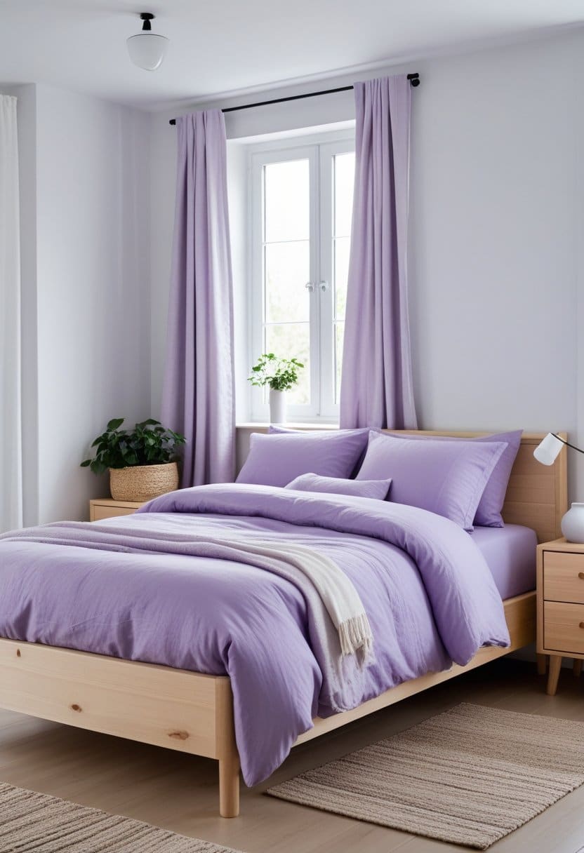 25 Fresh and Modern Purple Bedroom Ideas