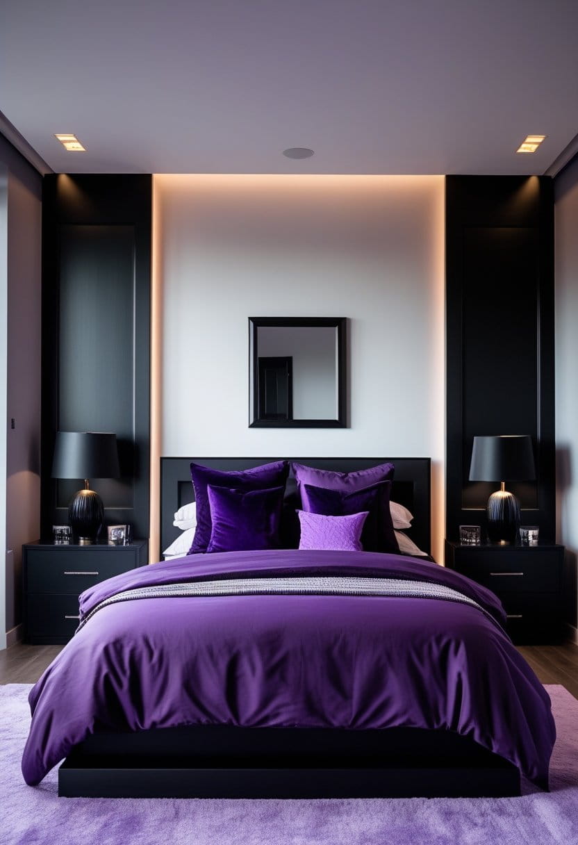 25 Fresh and Modern Purple Bedroom Ideas