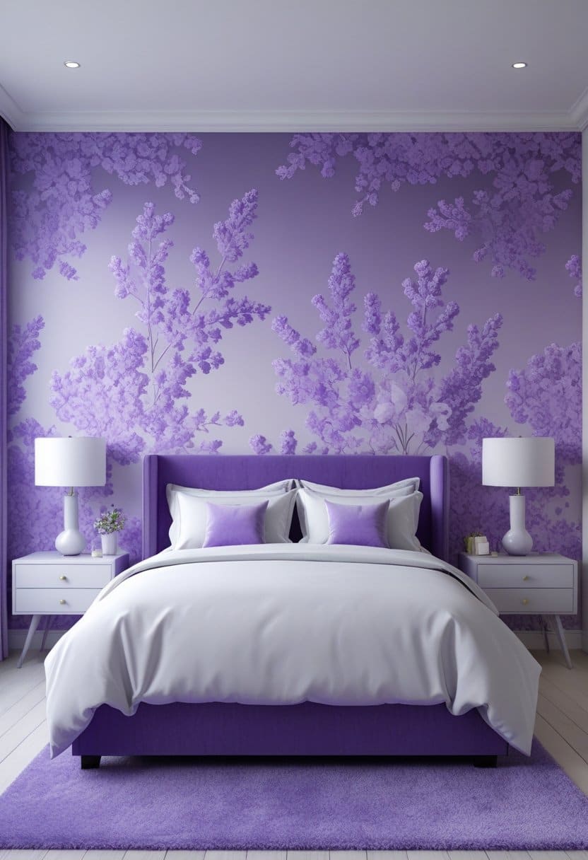 25 Fresh and Modern Purple Bedroom Ideas