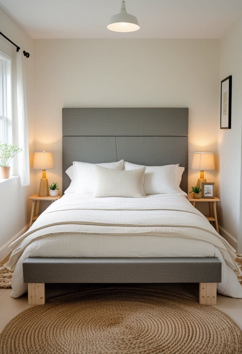 25 Stylish Grey Headboard Bedroom Ideas