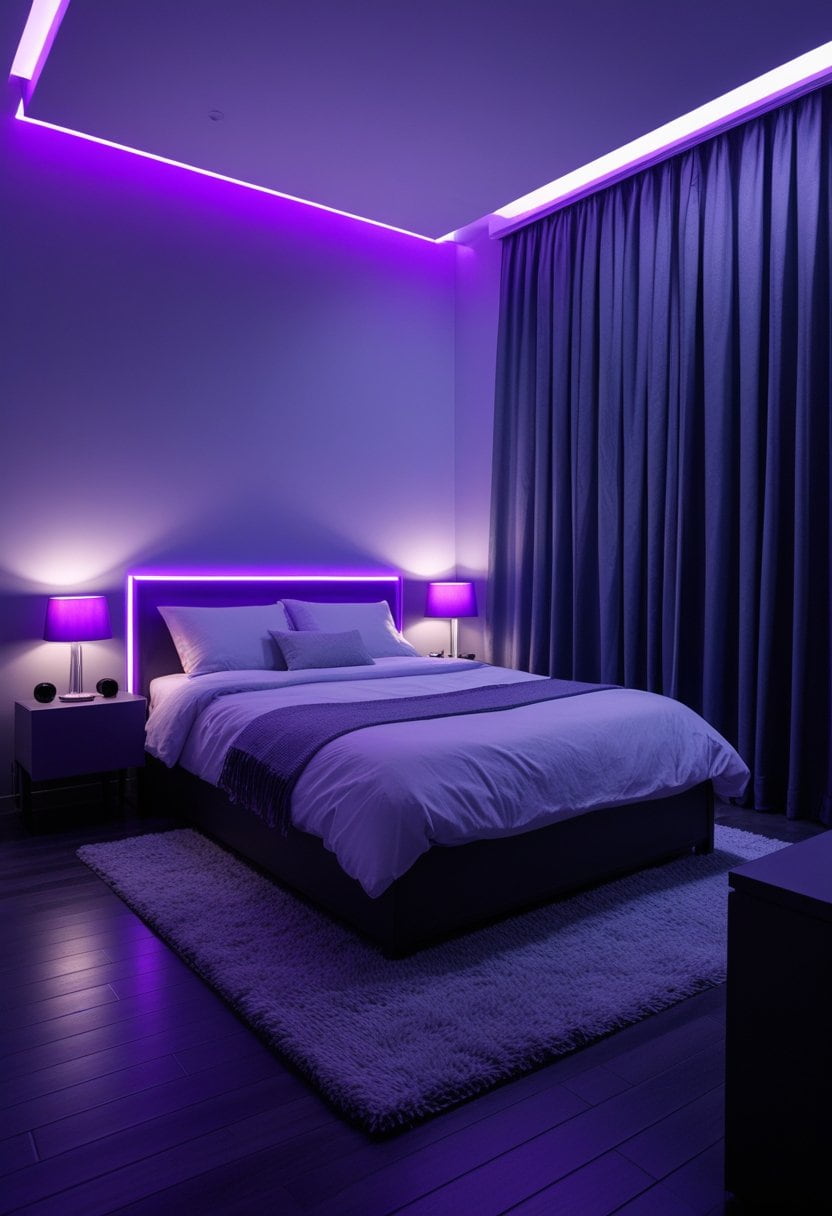 25 Fresh and Modern Purple Bedroom Ideas