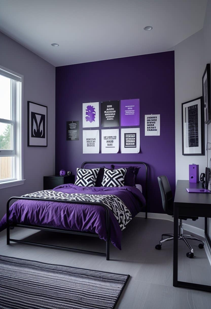 25 Fresh and Modern Purple Bedroom Ideas