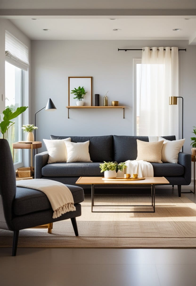 22 Gray Living Room Design Ideas