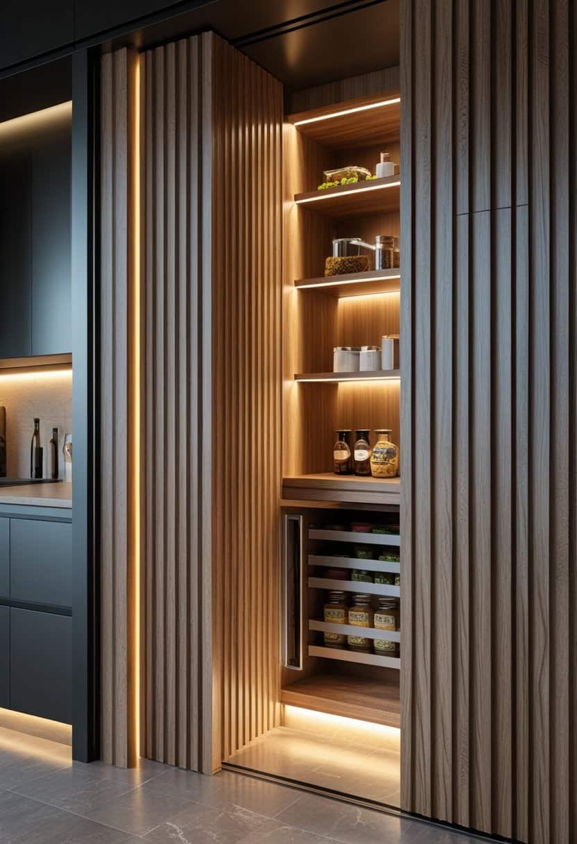 19 Smart Hidden Pantry Ideas