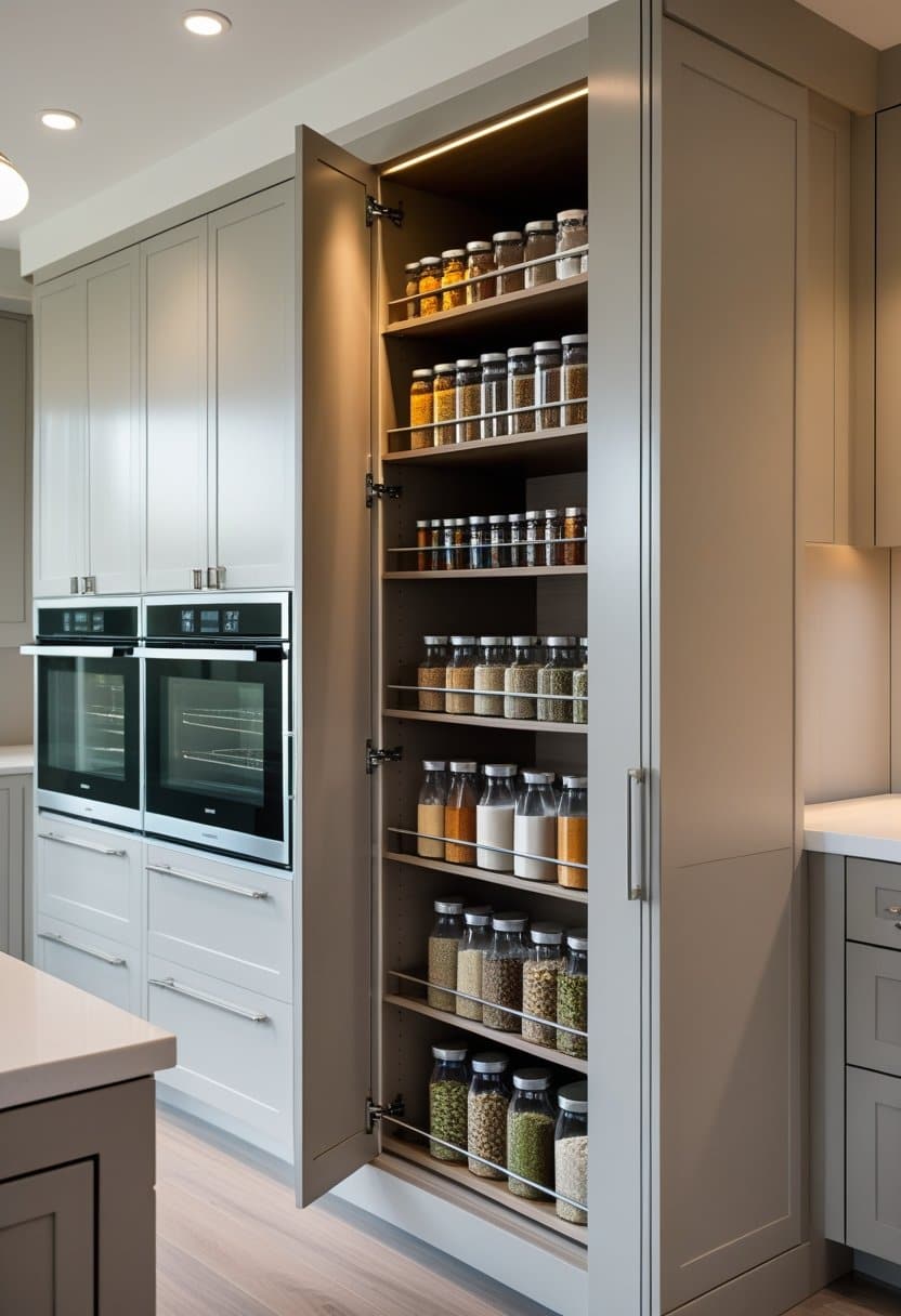 19 Smart Hidden Pantry Ideas